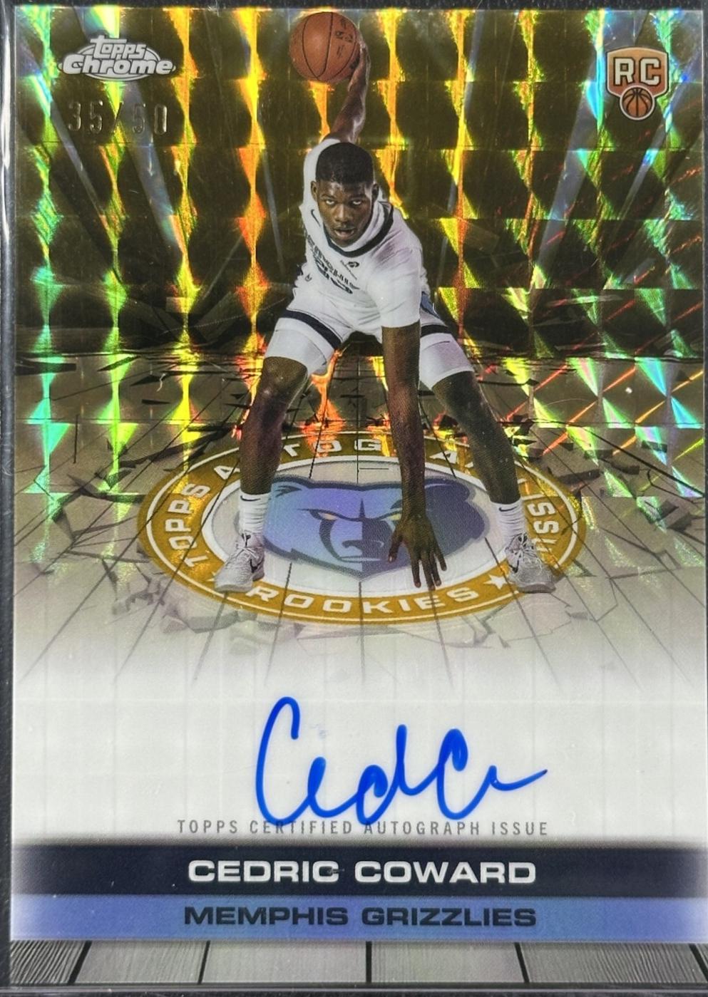 Cedric Coward [Refractor Gold] #TAIR-CC