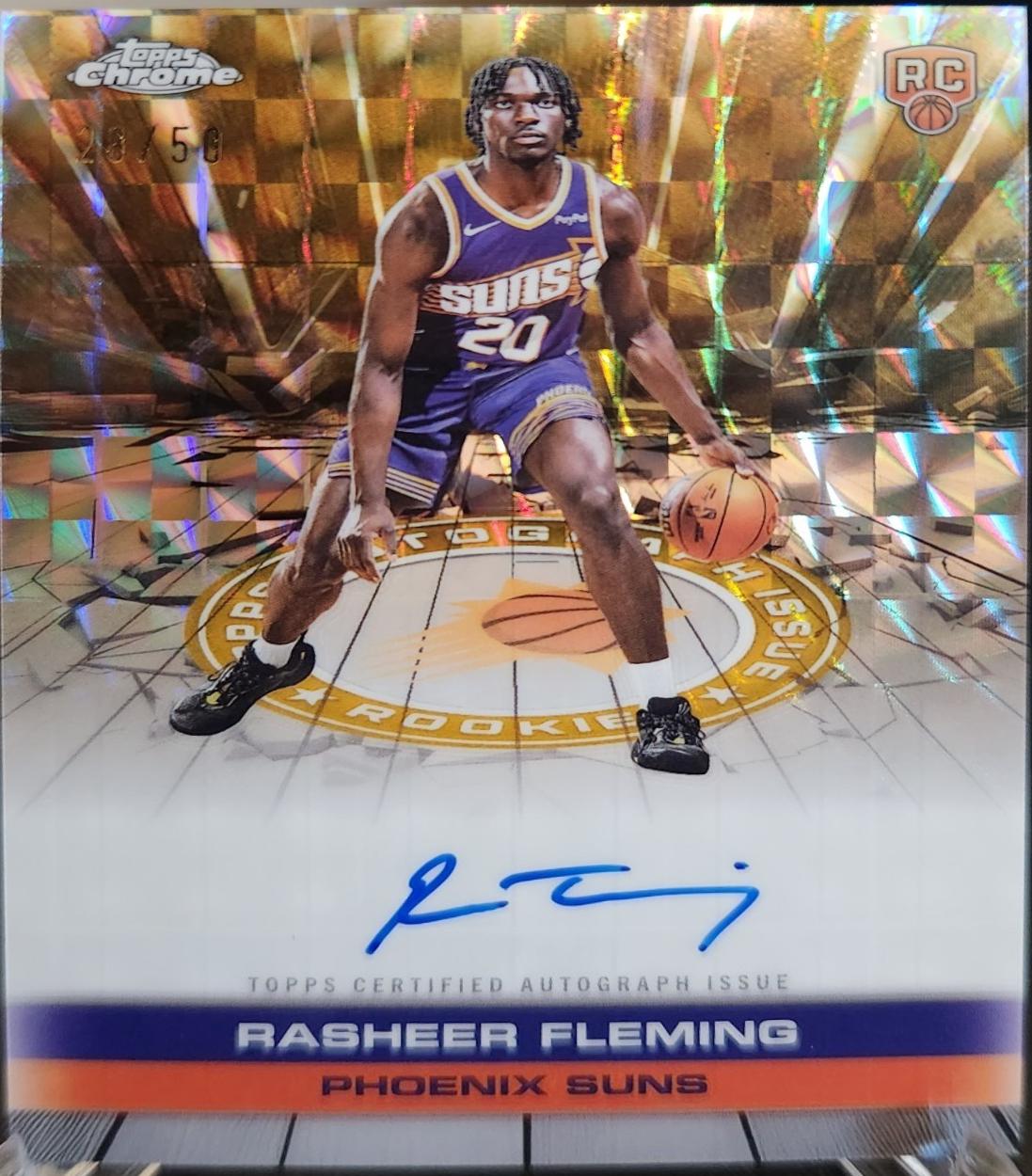Rasheer Fleming [Refractor Gold] #TAIR-RF
