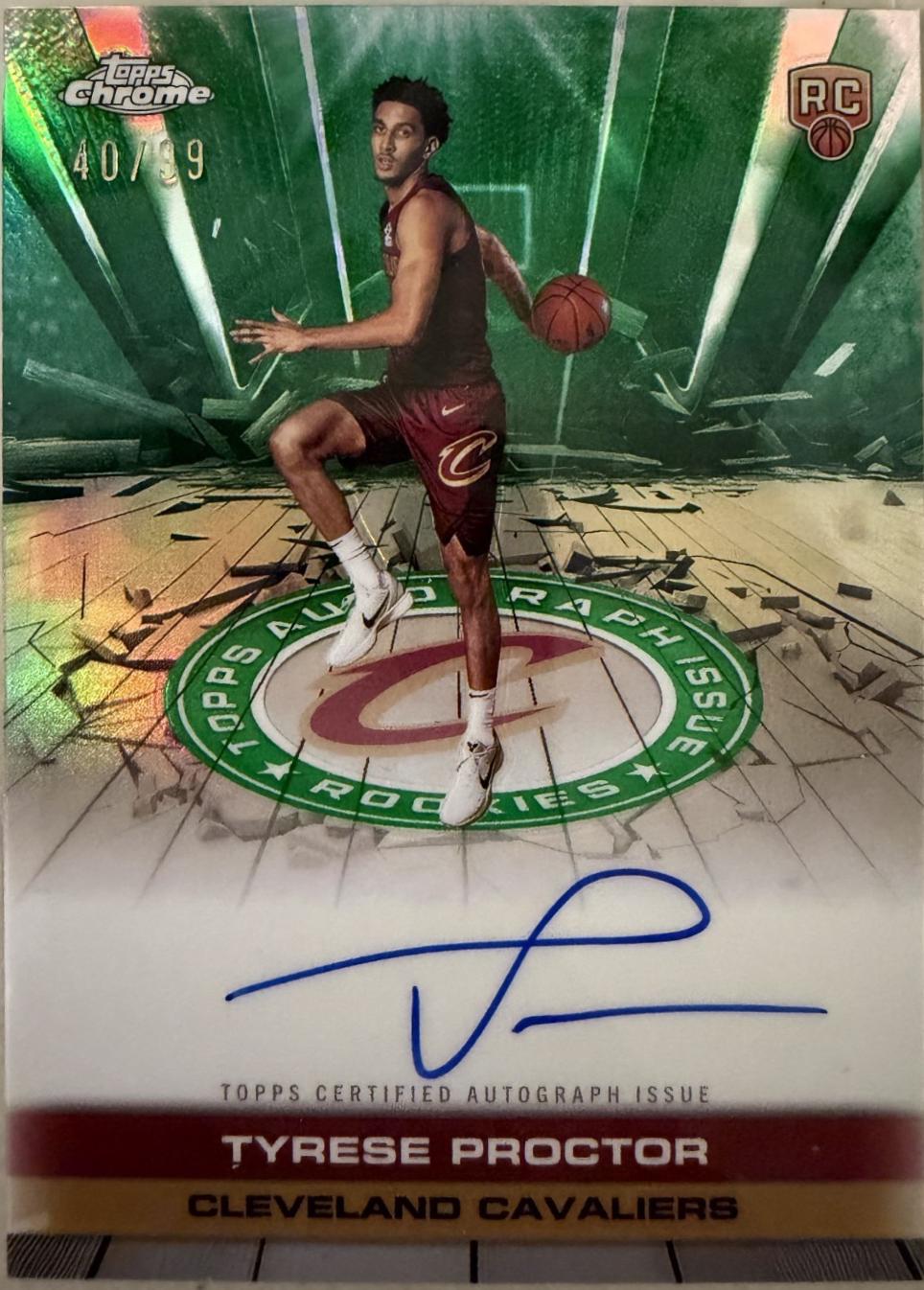 Tyrese Proctor [Refractor Green] #TAUR2-TP