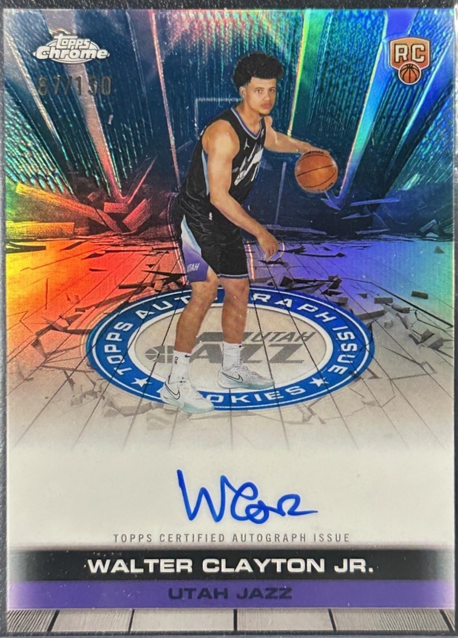 Walter Clayton Jr. [Refractor Blue] #TAIR-WCJ