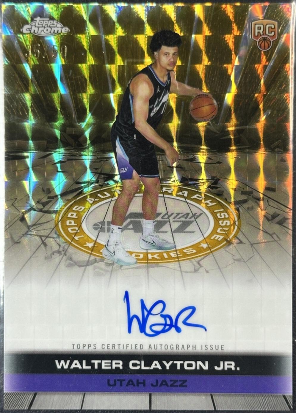 Walter Clayton Jr. [Refractor Gold] #TAIR-WCJ