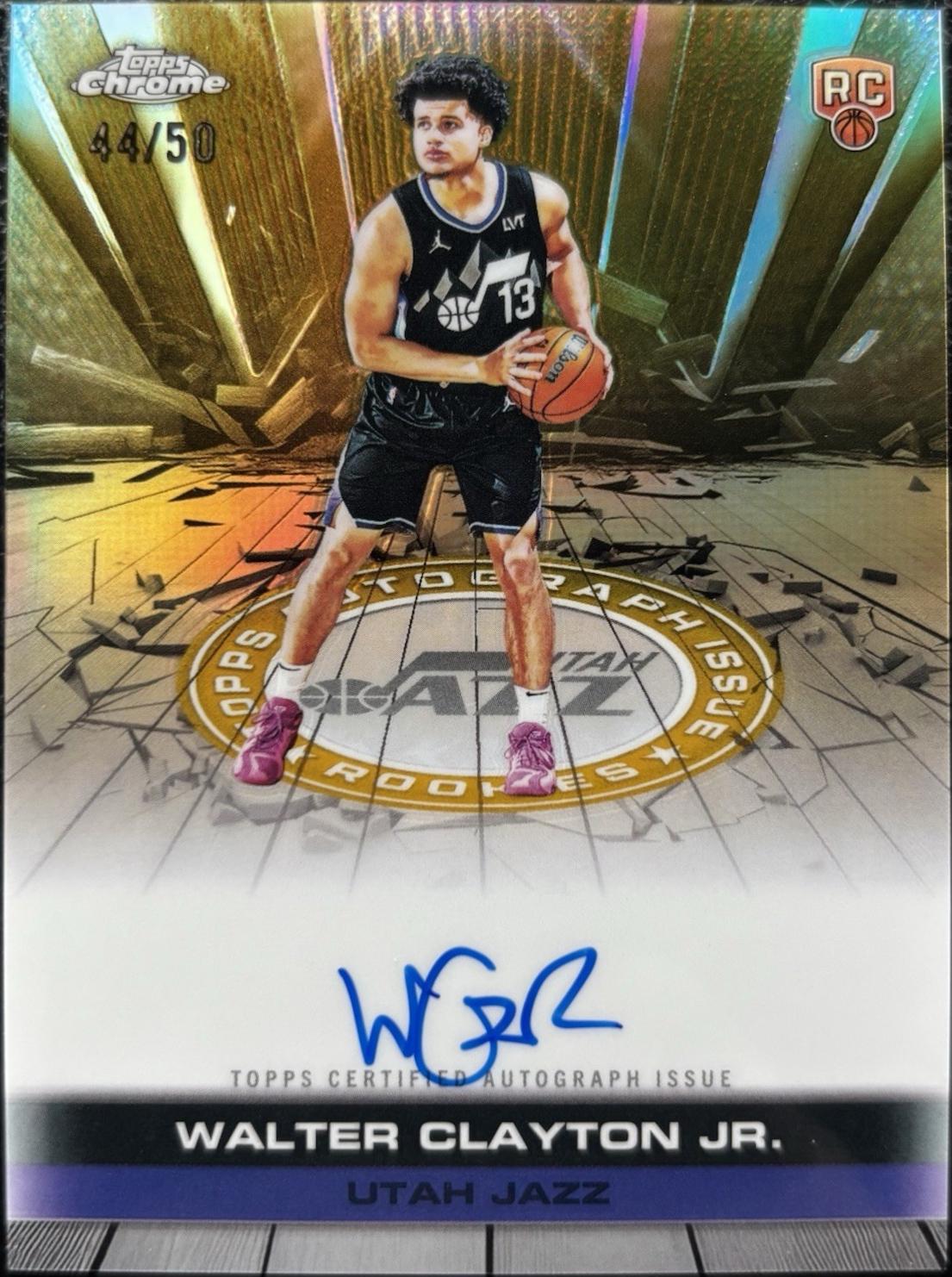 Walter Clayton Jr. [Refractor Gold] #TAUR2-WCJ