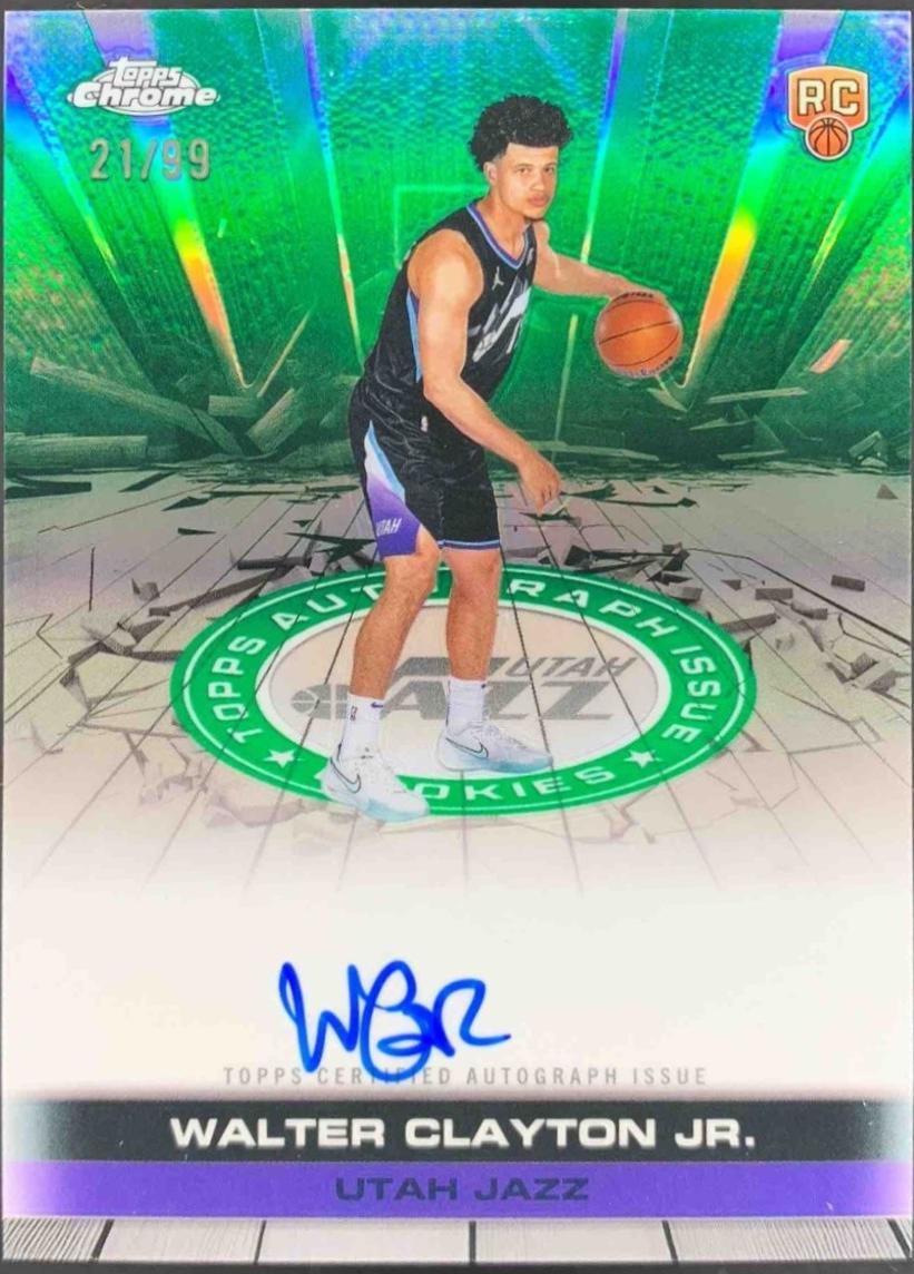 Walter Clayton Jr. [Refractor Green] #TAIR-WCJ