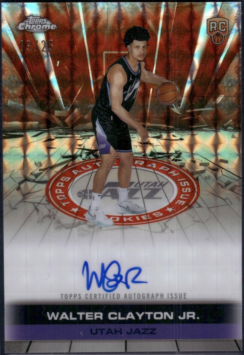 Walter Clayton Jr. [Refractor Orange] #TAIR-WCJ