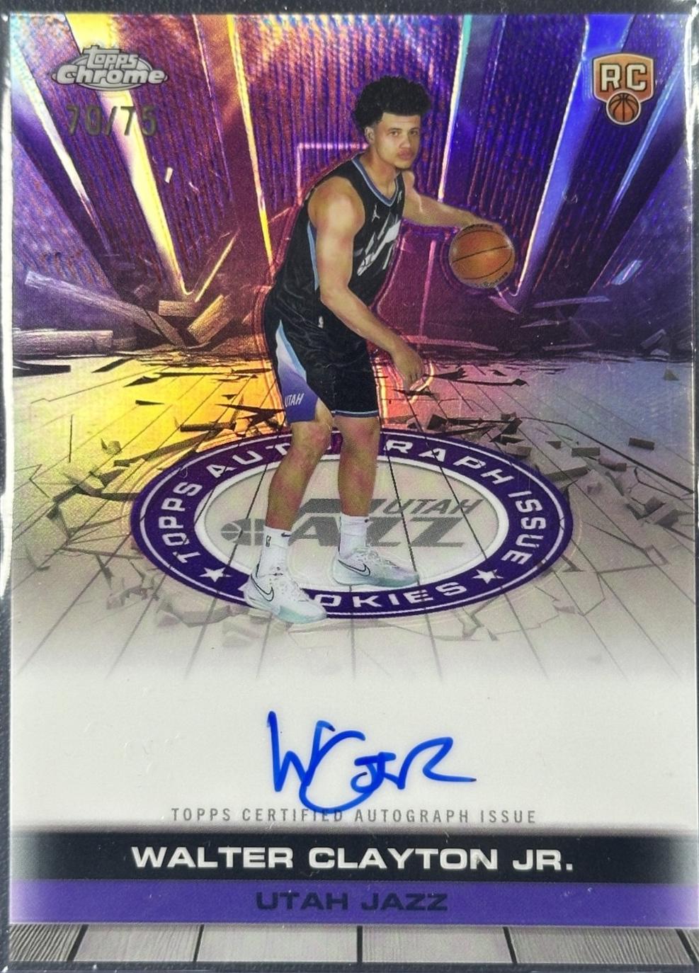 Walter Clayton Jr. [Refractor Purple] #TAIR-WCJ