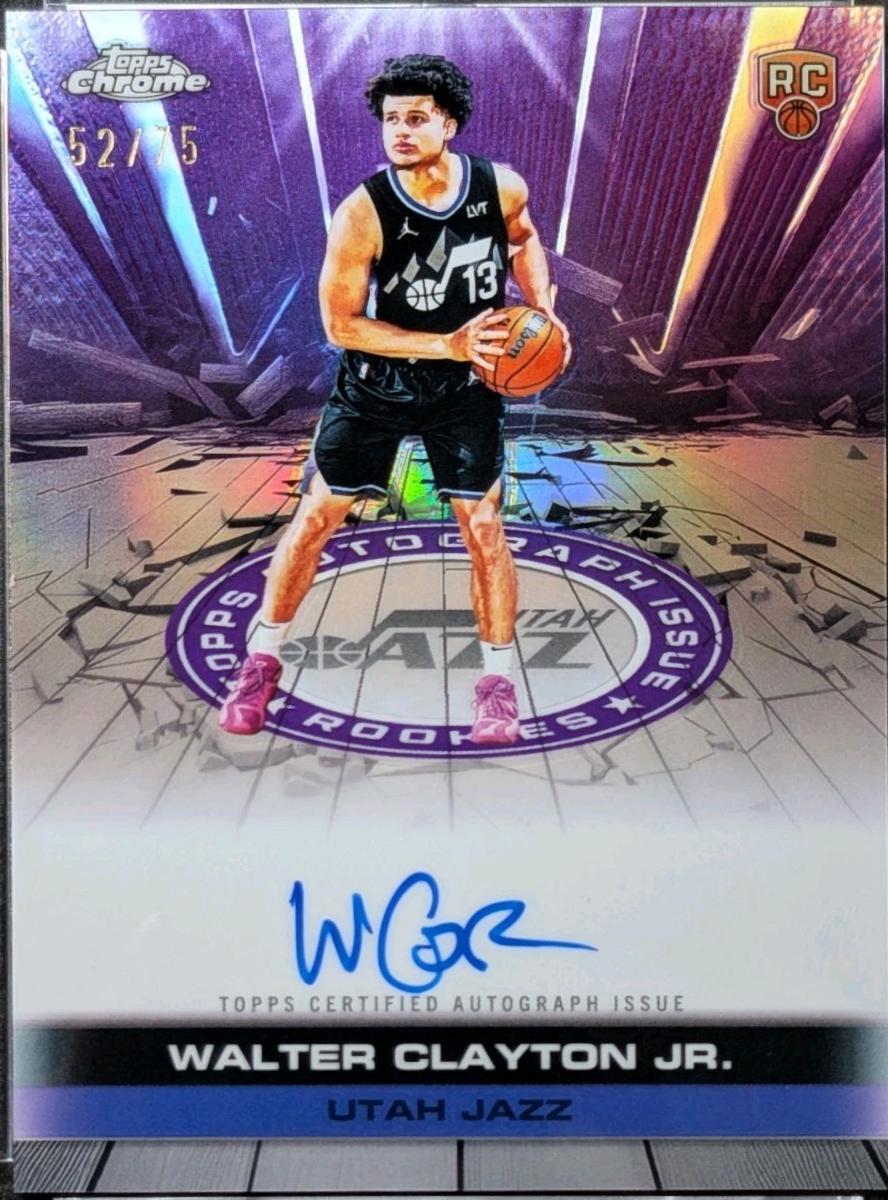 Walter Clayton Jr. [Refractor Purple] #TAUR2-WCJ