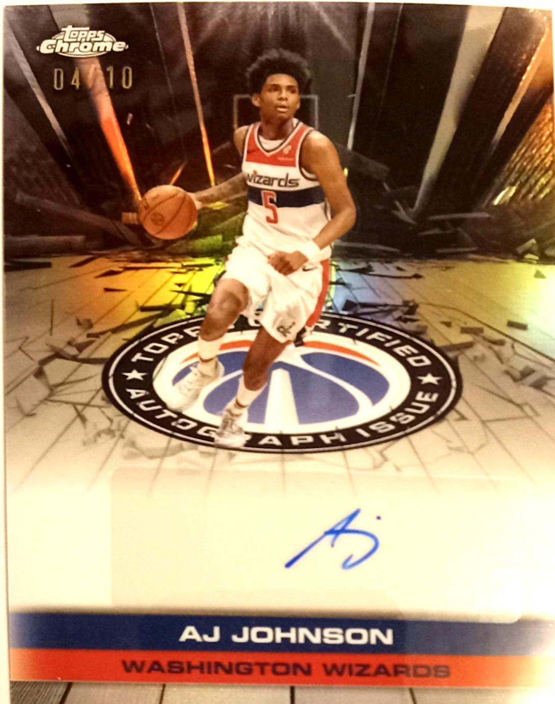 AJ Johnson [Refractor Black] #TAU-AJJ