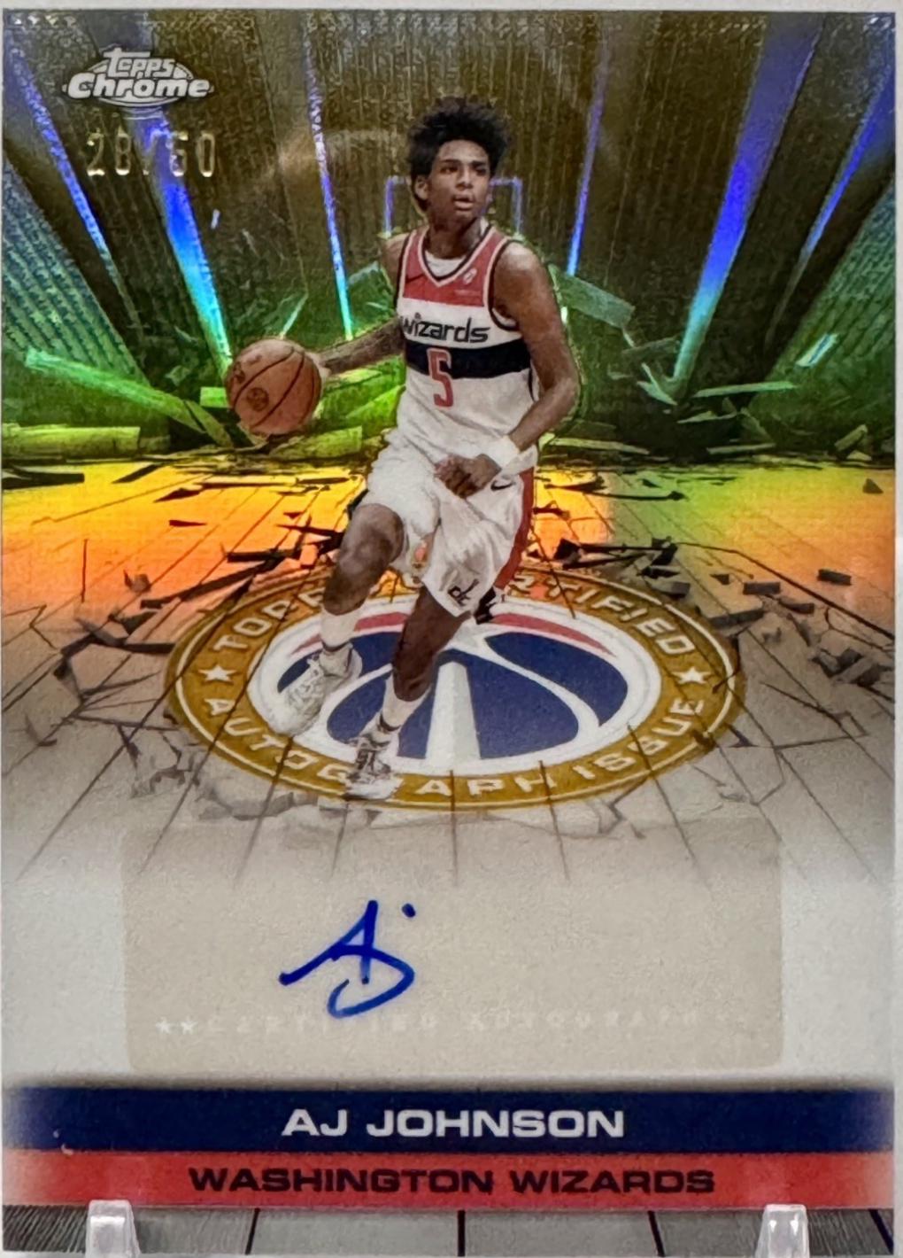 AJ Johnson [Refractor Gold] #TAU-AJJ
