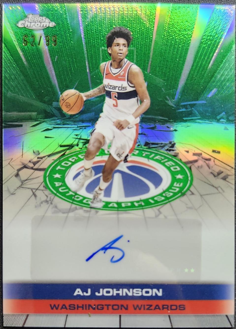AJ Johnson [Refractor Green] #TAU-AJJ