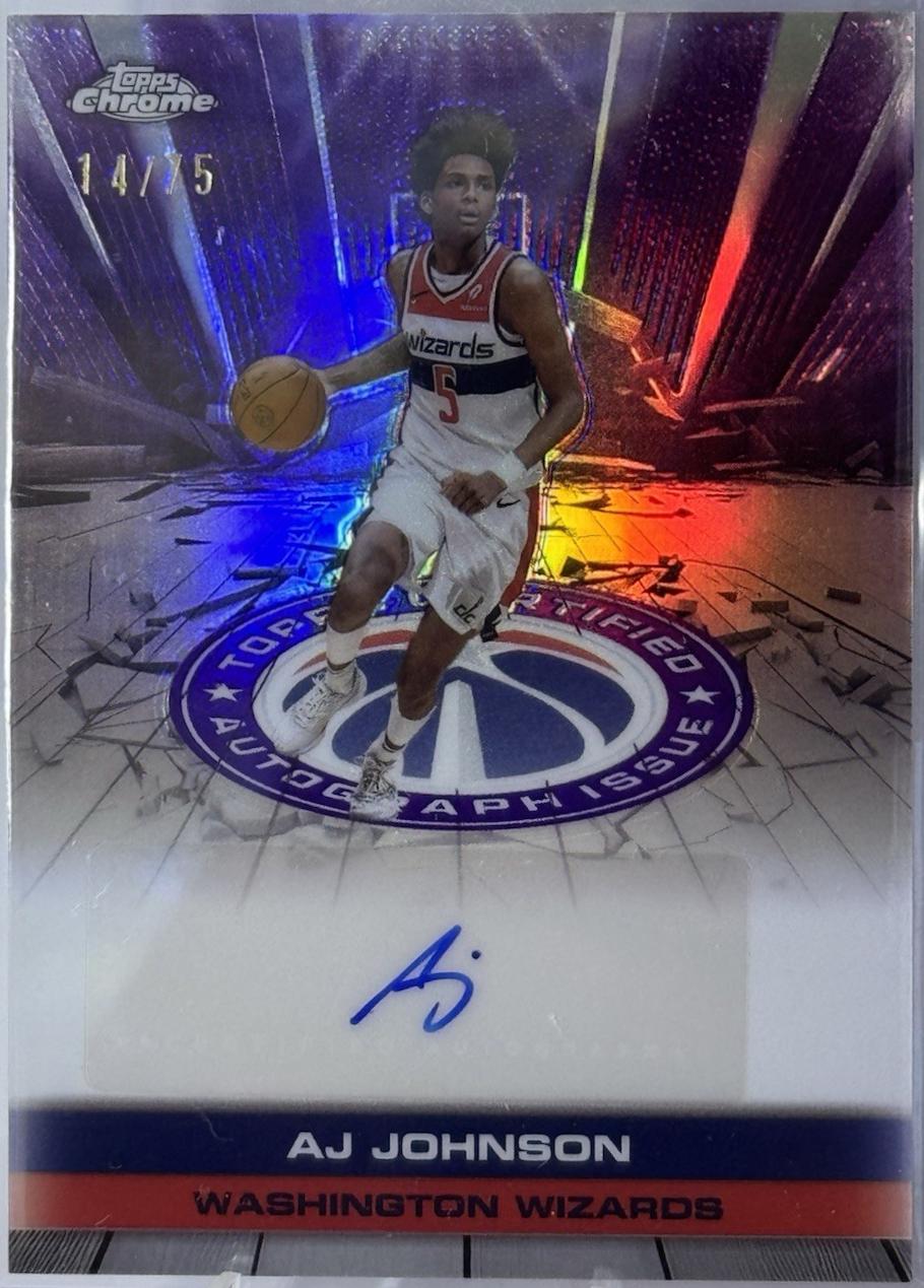 AJ Johnson [Refractor Purple] #TAU-AJJ