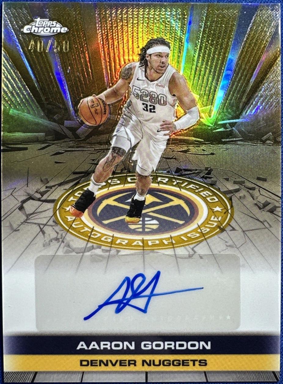 Aaron Gordon [Refractor Gold] #TAU-AG