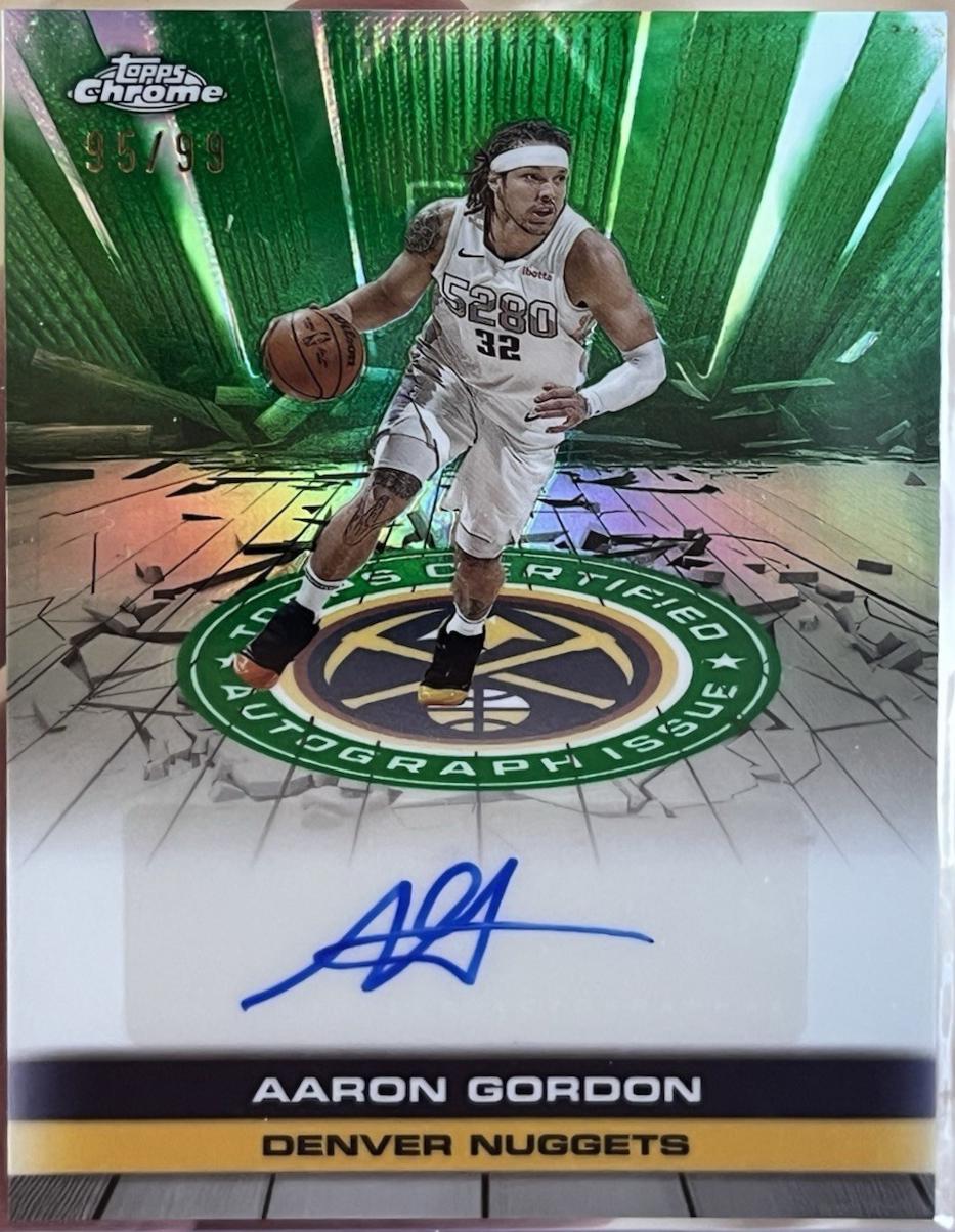 Aaron Gordon [Refractor Green] #TAU-AG