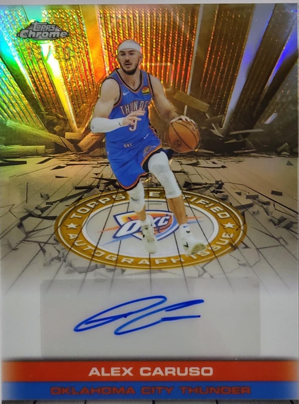 Alex Caruso [Refractor Gold] #TAU-AC