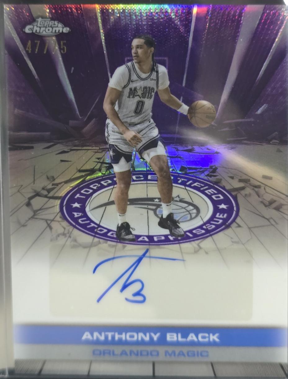 Anthony Black [Refractor Purple] #TAU-AB