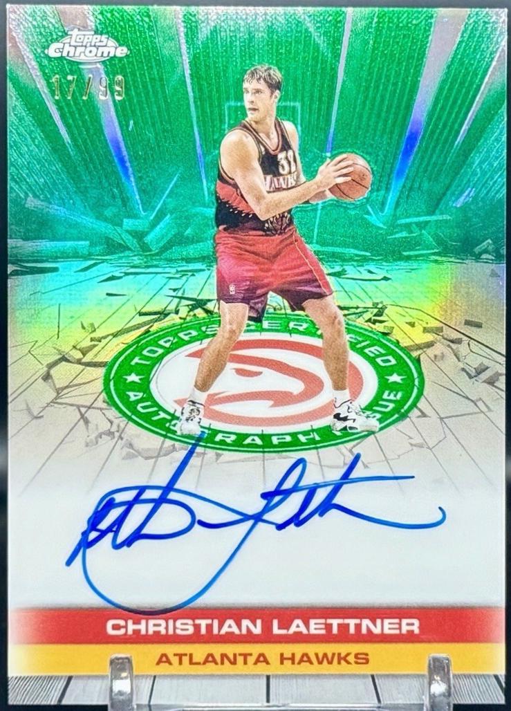 Christian Laettner [Refractor Green] #TAU-CL