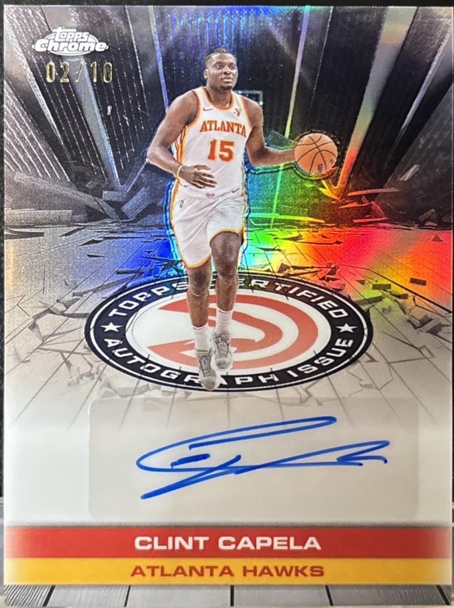 Clint Capela [Refractor Black] #TAU-CC