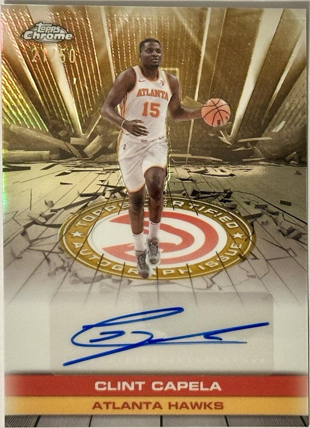 Clint Capela [Refractor Gold] #TAU-CC