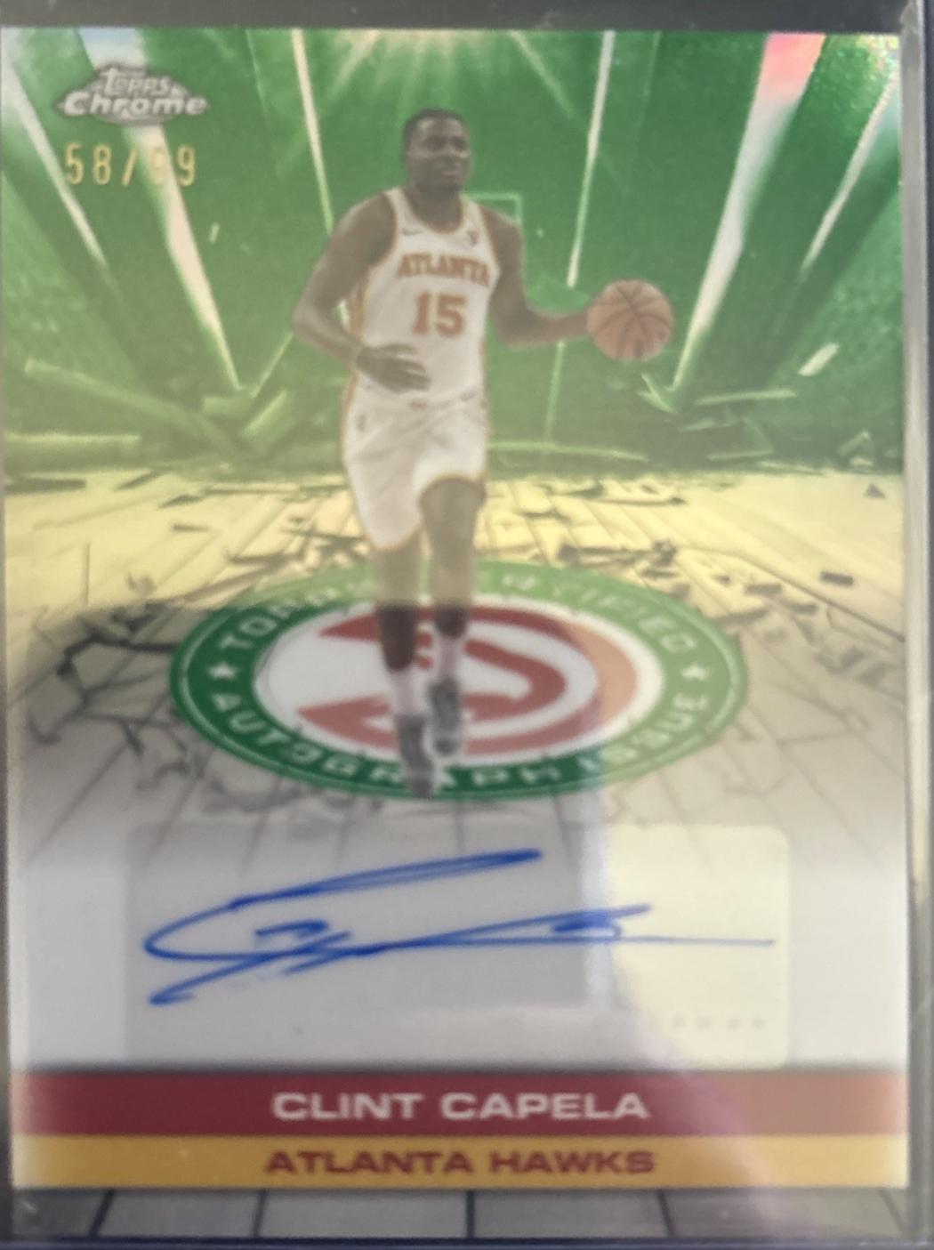 Clint Capela [Refractor Green] #TAU-CC