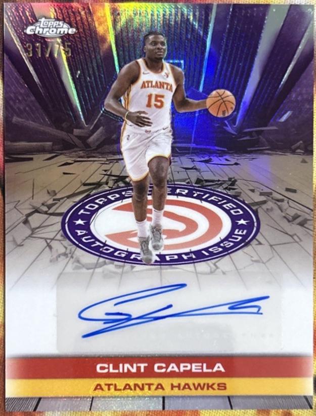 Clint Capela [Refractor Purple] #TAU-CC