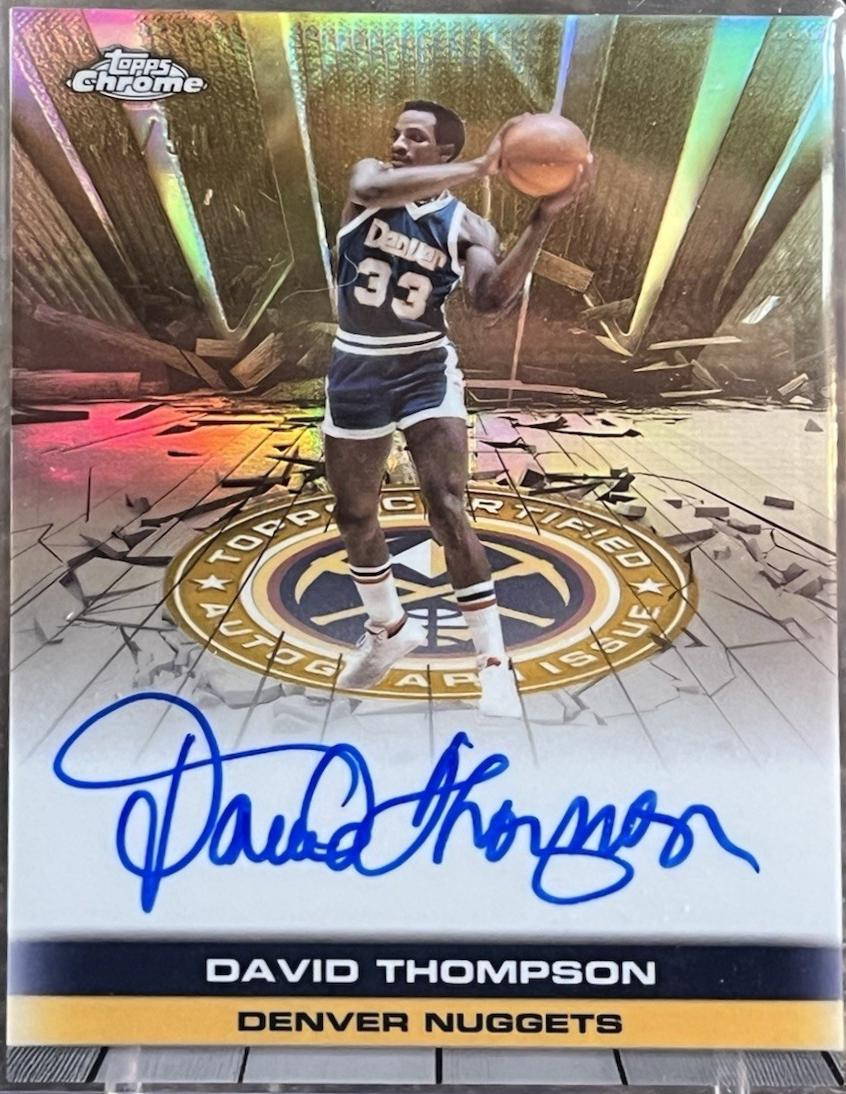 David Thompson [Refractor Gold] #TAU-DT