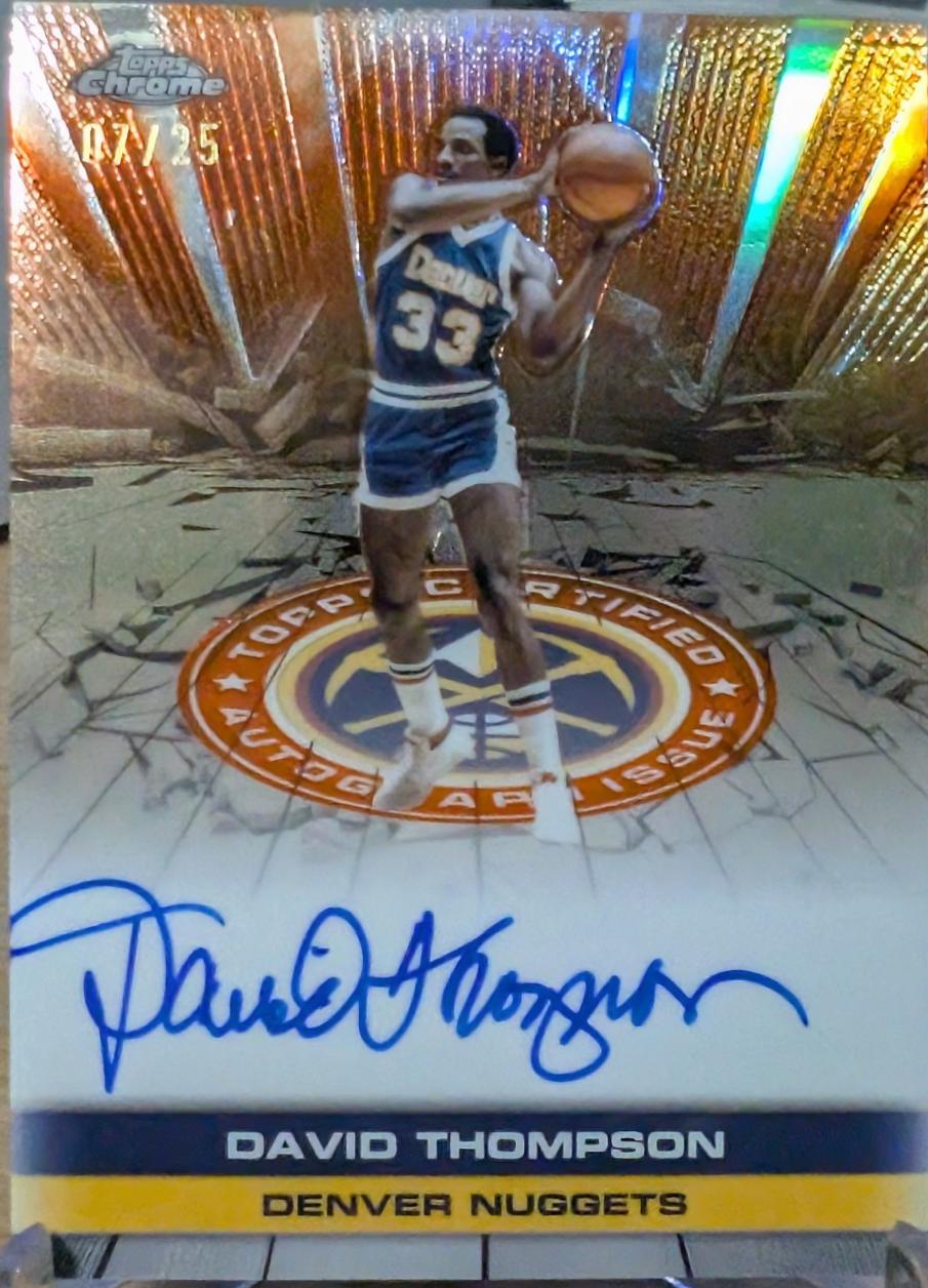 David Thompson [Refractor Orange] #TAU-DT