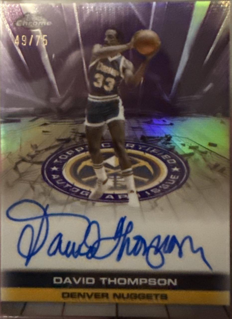 David Thompson [Refractor Purple] #TAU-DT