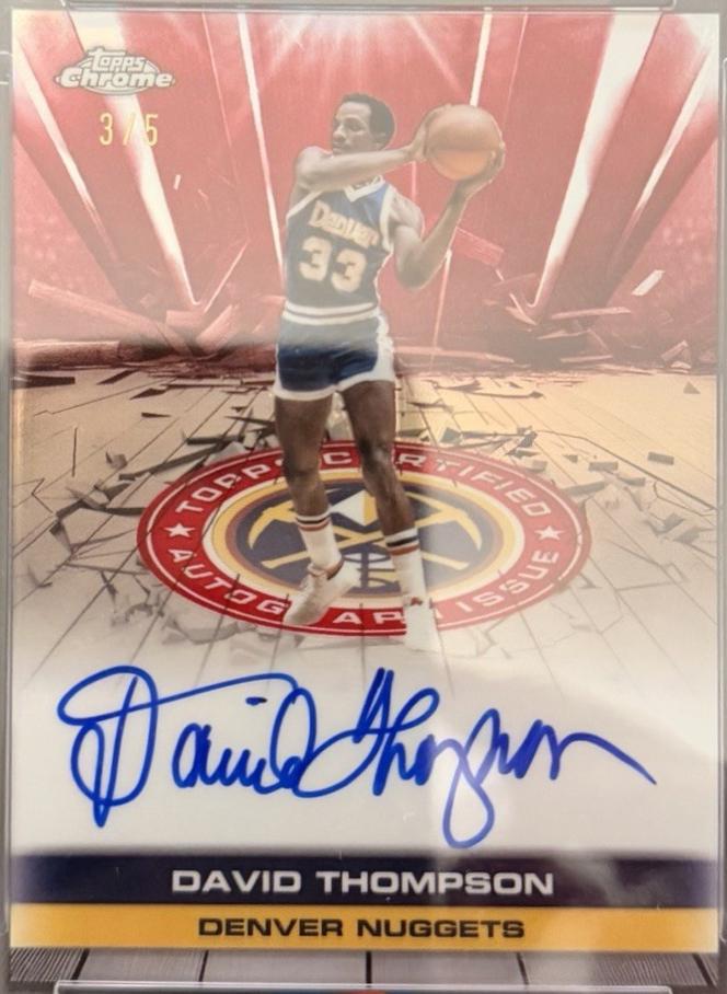 David Thompson [Refractor Red] #TAU-DT