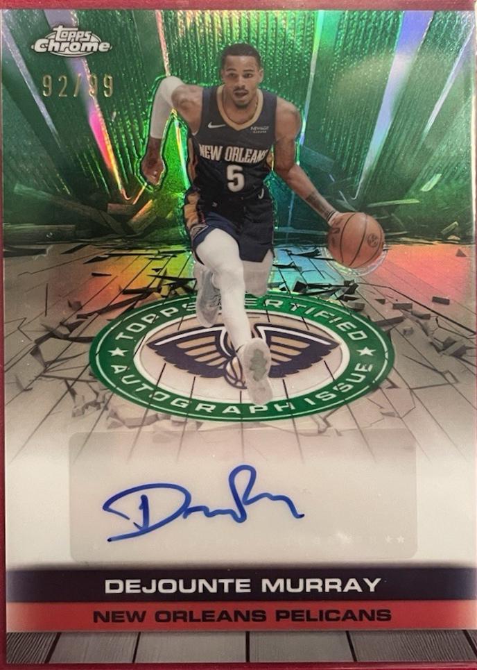 Dejounte Murray [Refractor Green] #TAU-DJM
