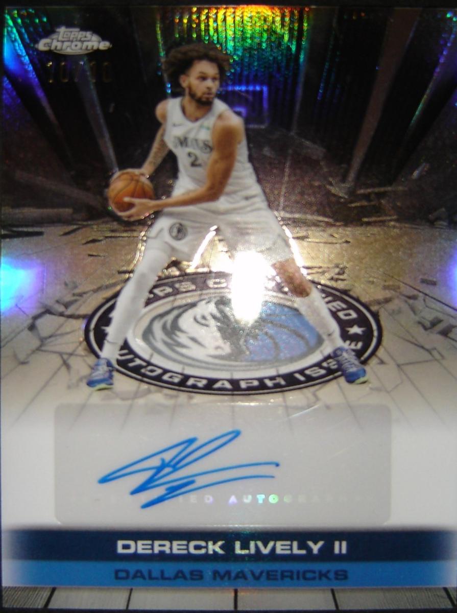 Dereck Lively II [Refractor Black] #TAU-DL