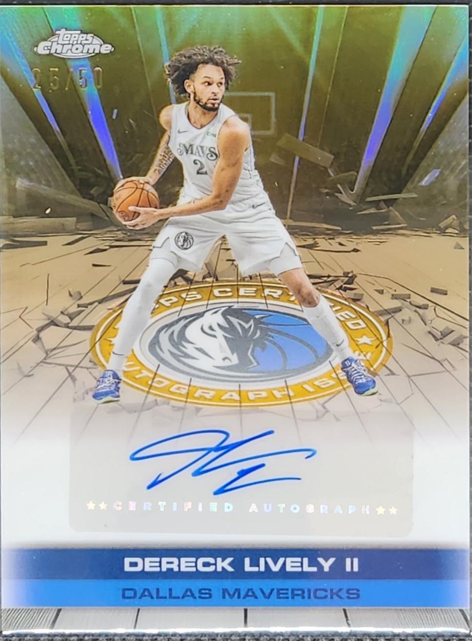 Dereck Lively II [Refractor Gold] #TAU-DL