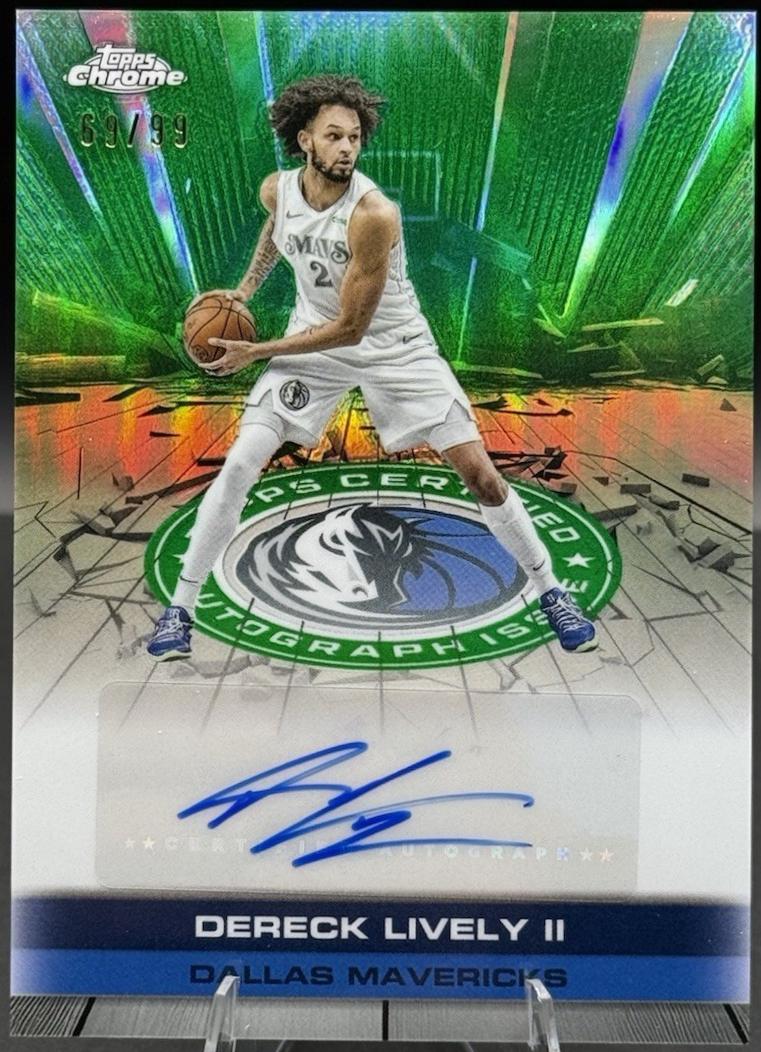 Dereck Lively II [Refractor Green] #TAU-DL