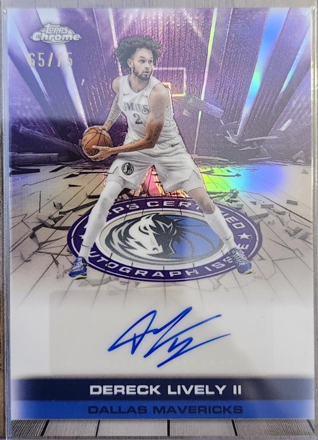 Dereck Lively II [Refractor Purple] #TAU-DL