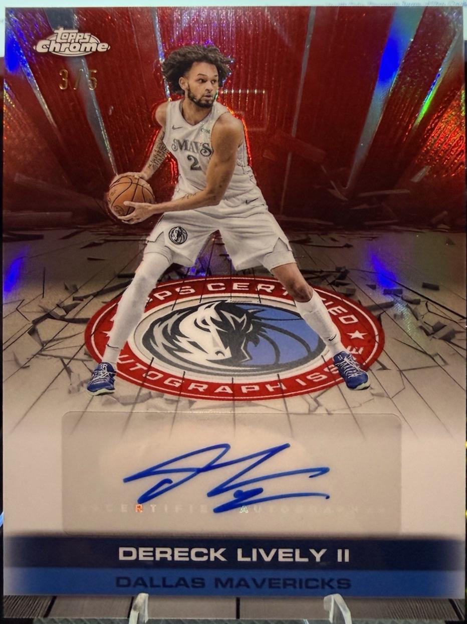 Dereck Lively II [Refractor Red] #TAU-DL
