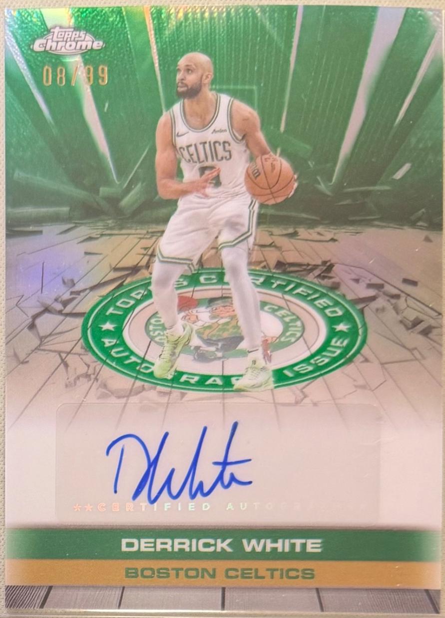 Derrick White [Refractor Green] #TAU-DW