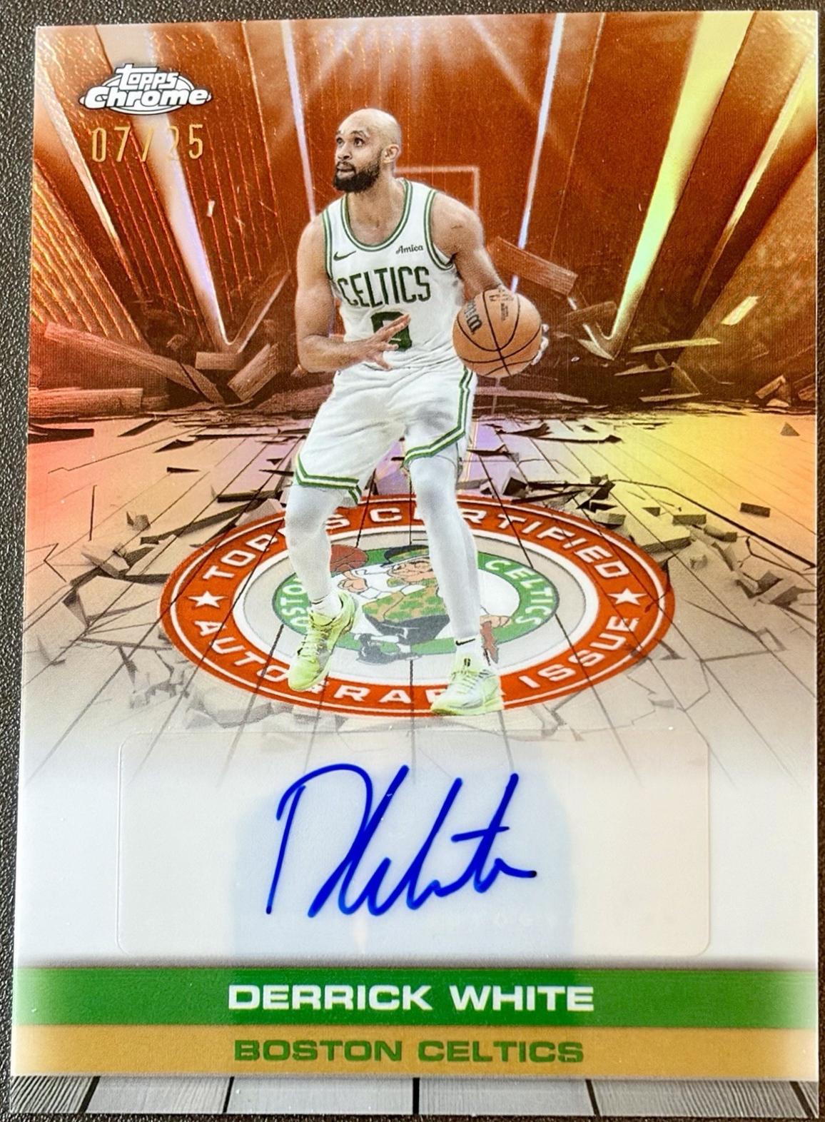 Derrick White [Refractor Orange] #TAU-DW