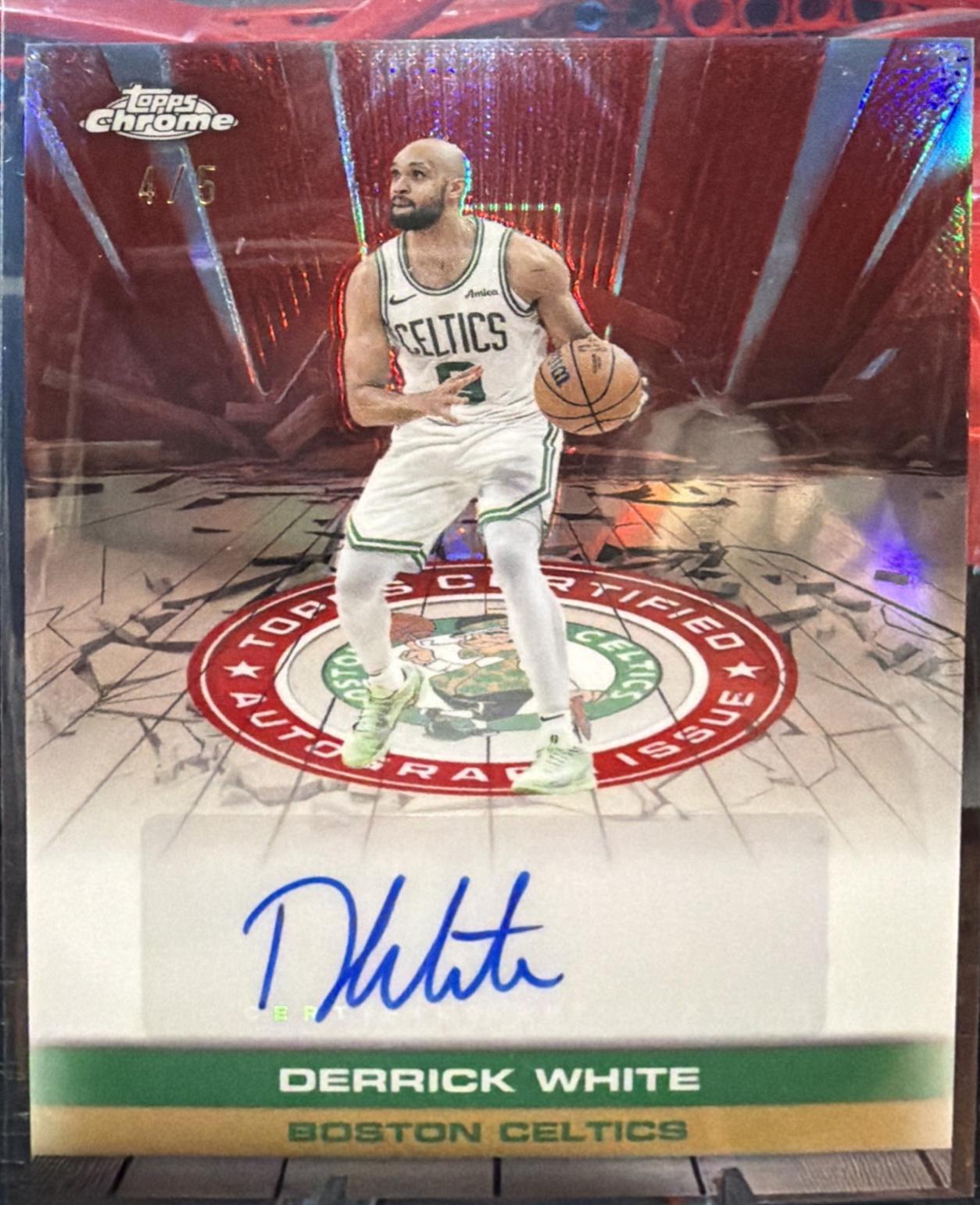 Derrick White [Refractor Red] #TAU-DW