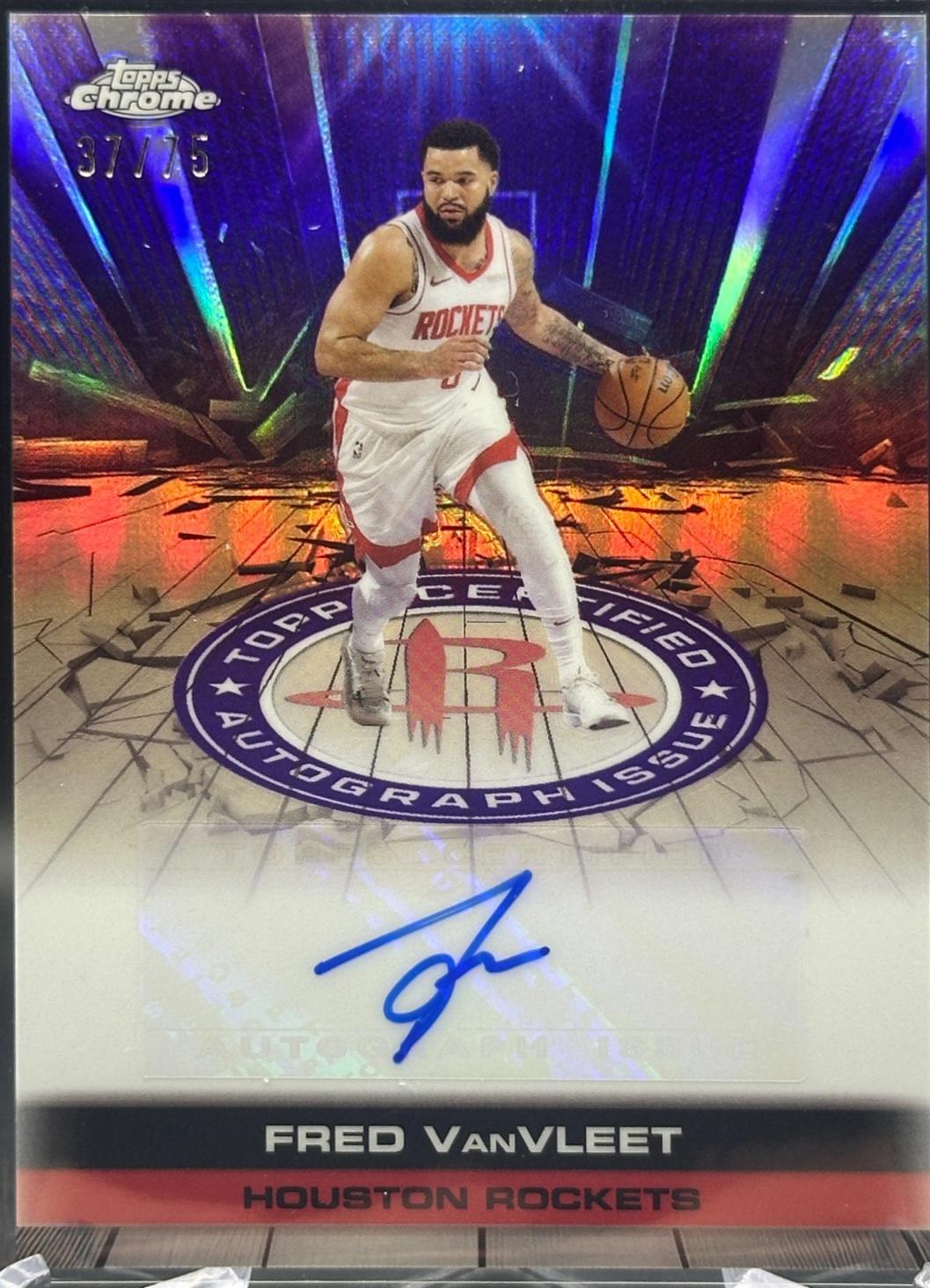 Fred VanVleet [Refractor Purple] #TAU-FVV