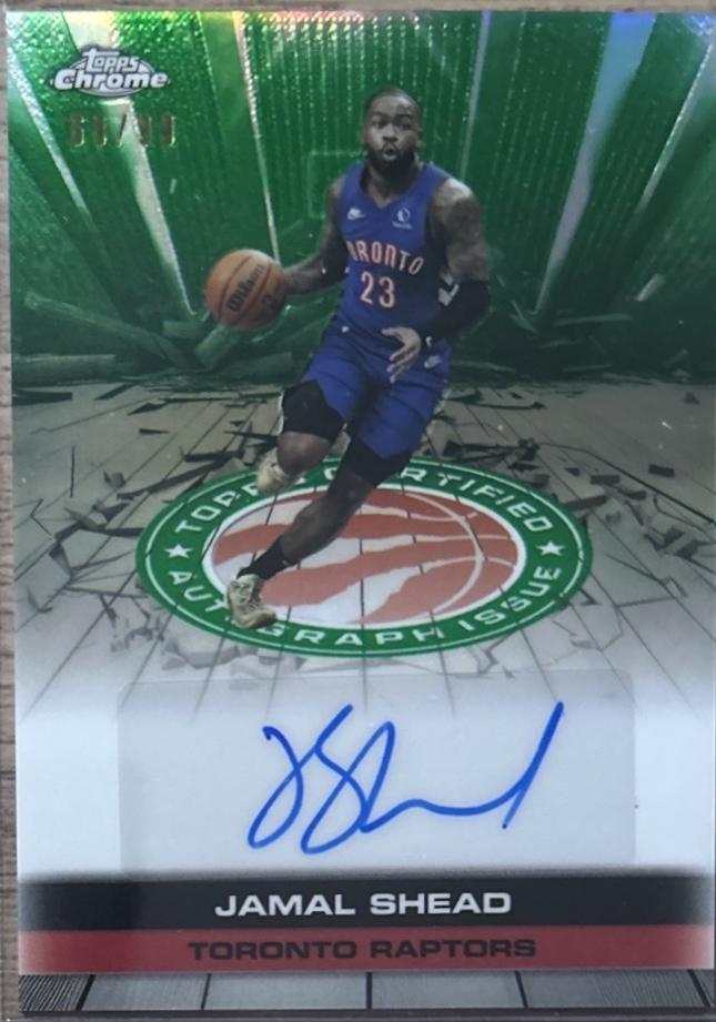 Jamal Shead [Refractor Green] #TAU-JS