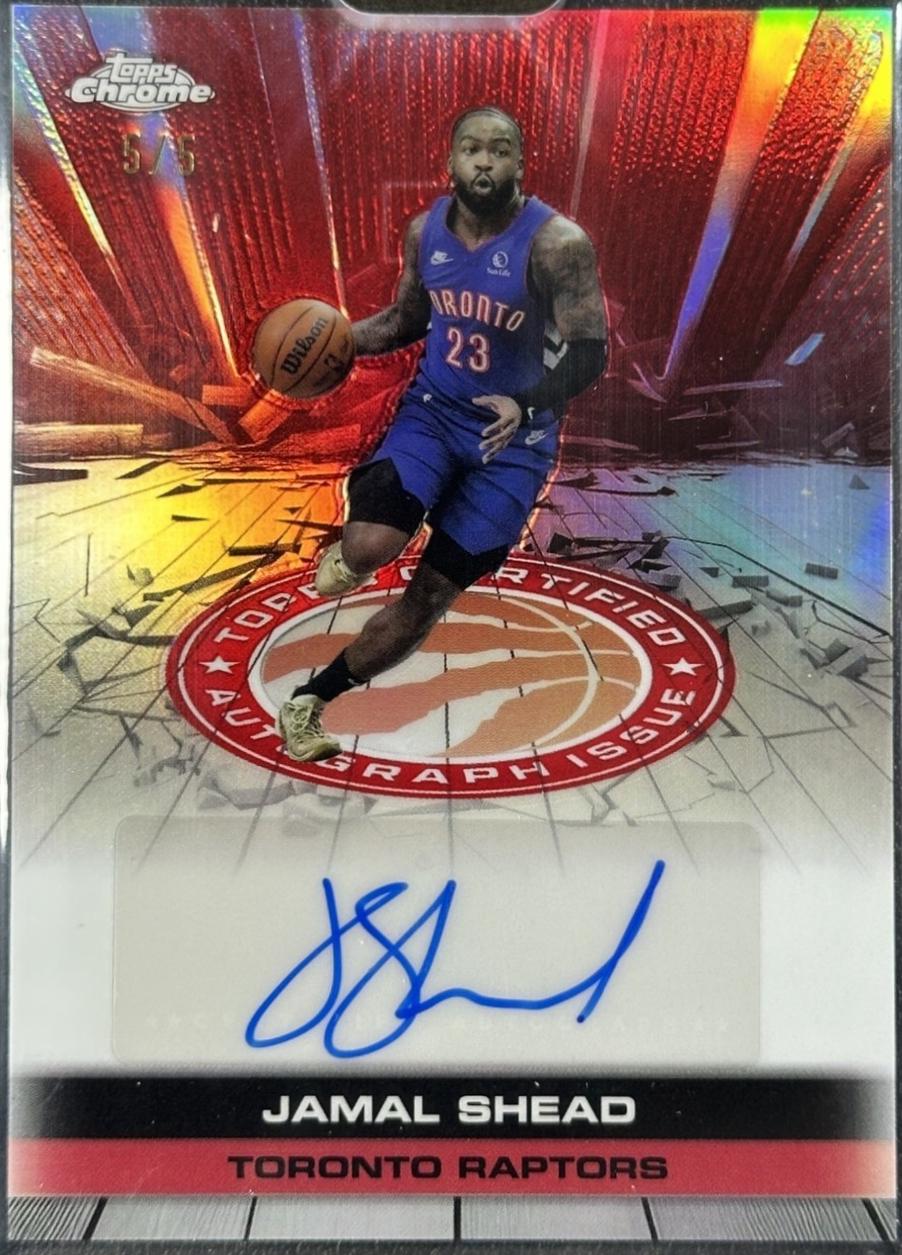Jamal Shead [Refractor Red] #TAU-JS