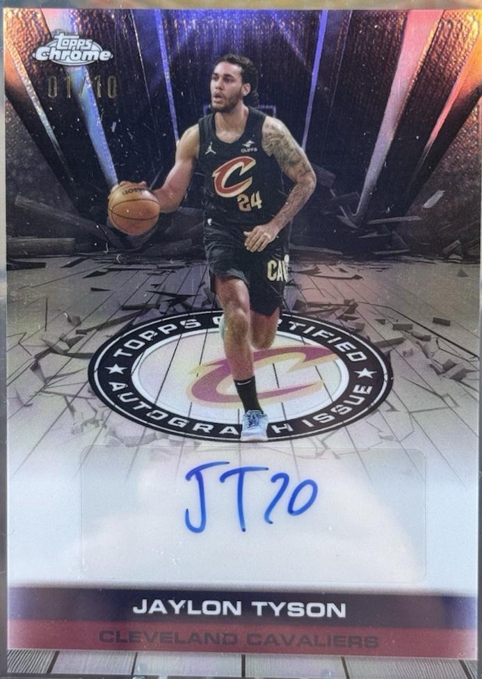 Jaylon Tyson [Refractor Black] #TAU-JT