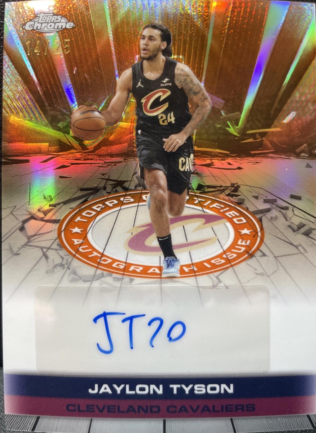Jaylon Tyson [Refractor Gold] #TAU-JT