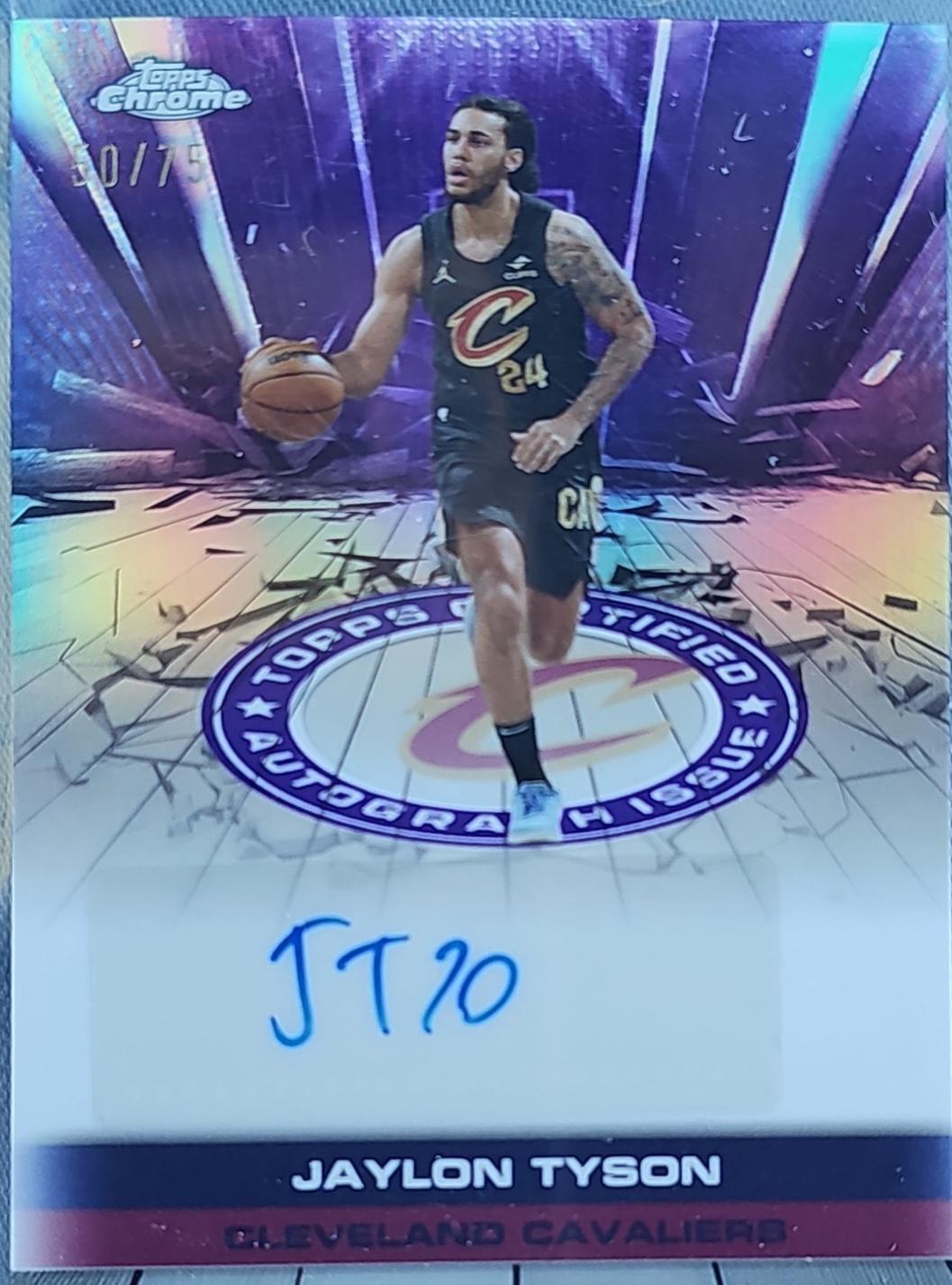 Jaylon Tyson [Refractor Purple] #TAU-JT