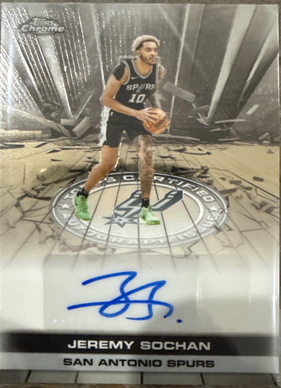 Jeremy Sochan [Refractor] #TAU-JSO