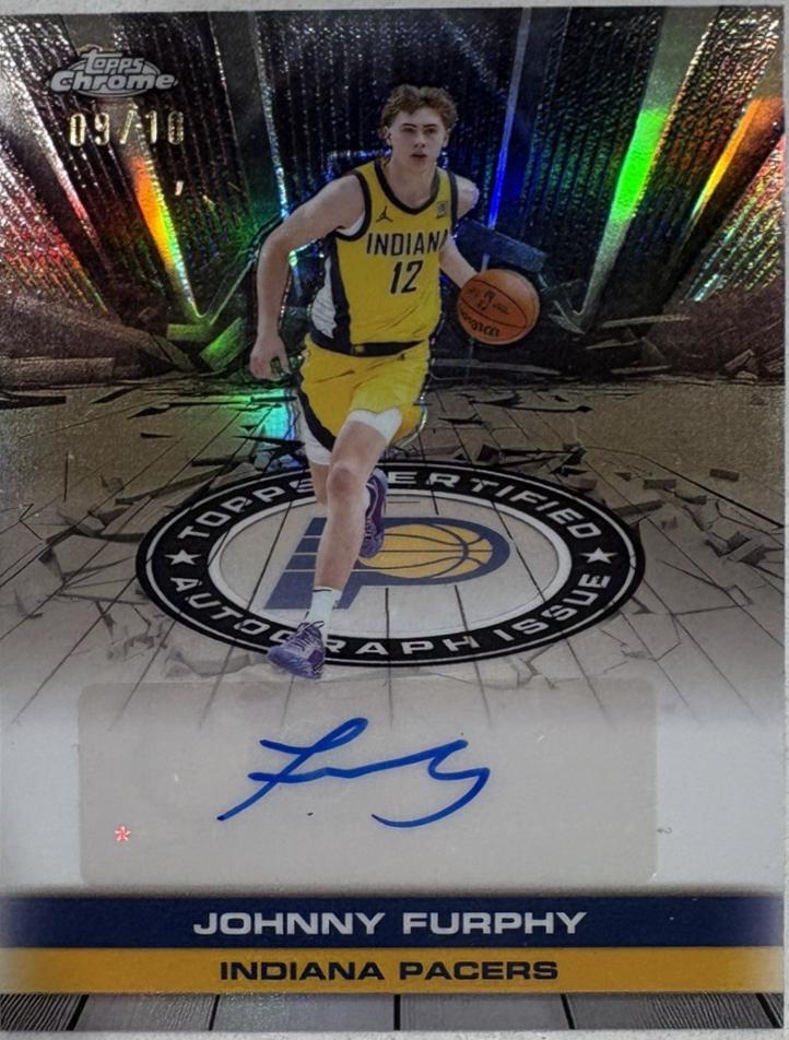 Johnny Furphy [Refractor Black] #TAU-JF