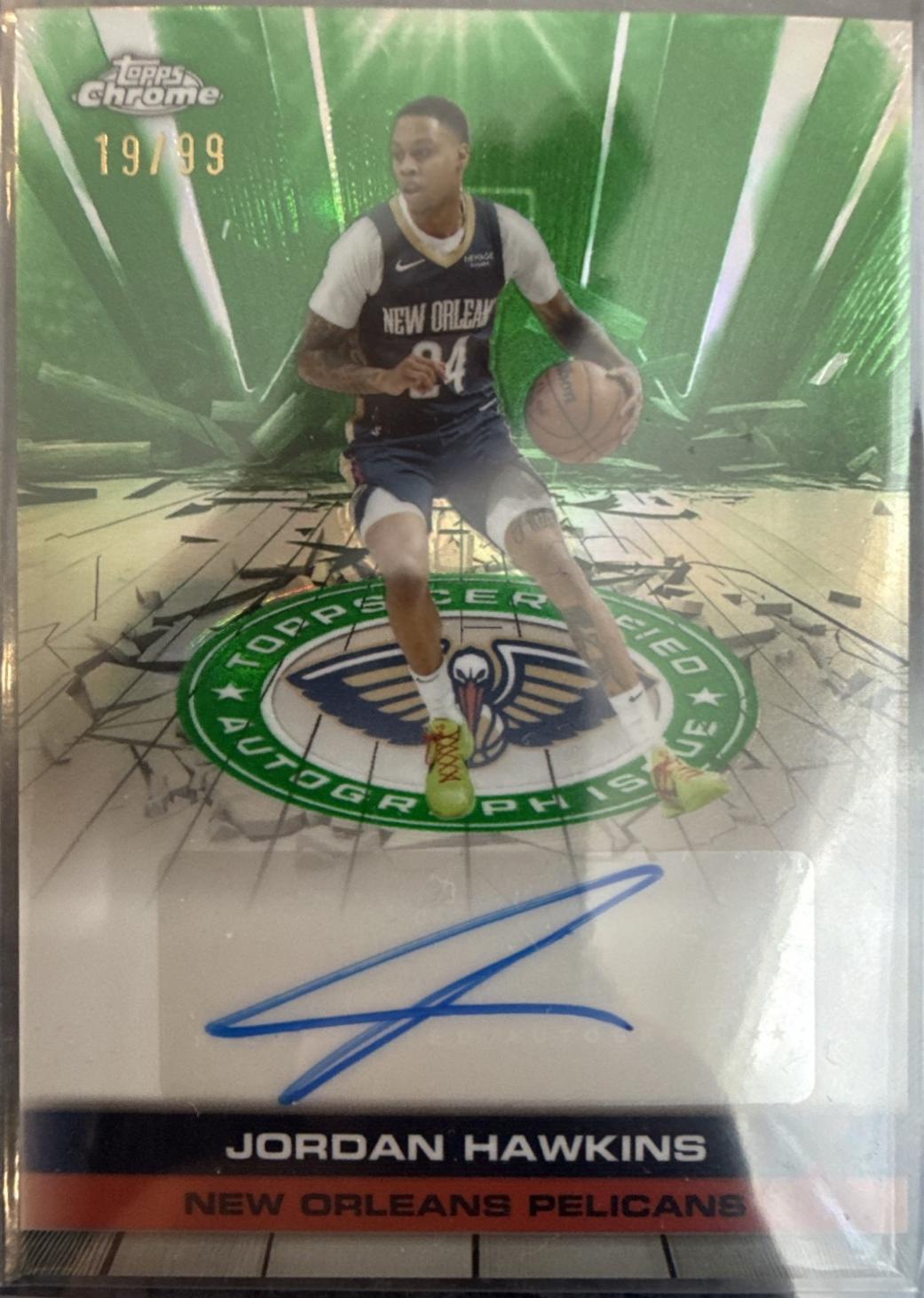 Jordan Hawkins [Refractor Green] #TAU-JH