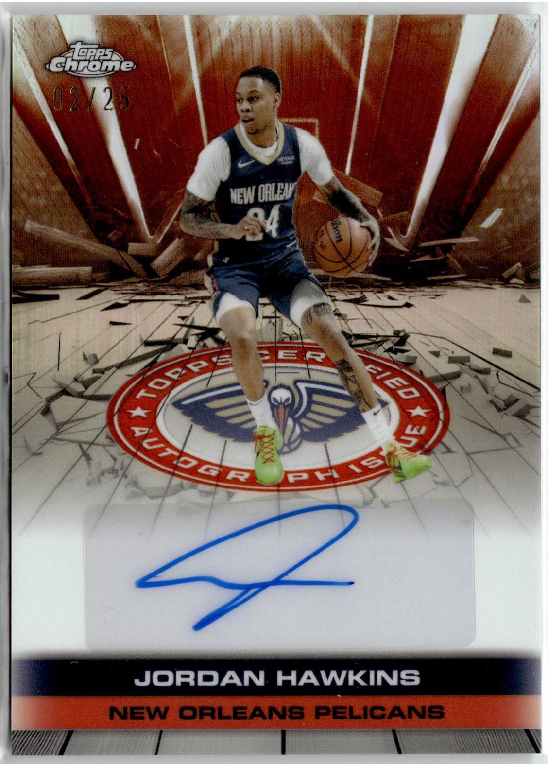Jordan Hawkins [Refractor Orange] #TAU-JH