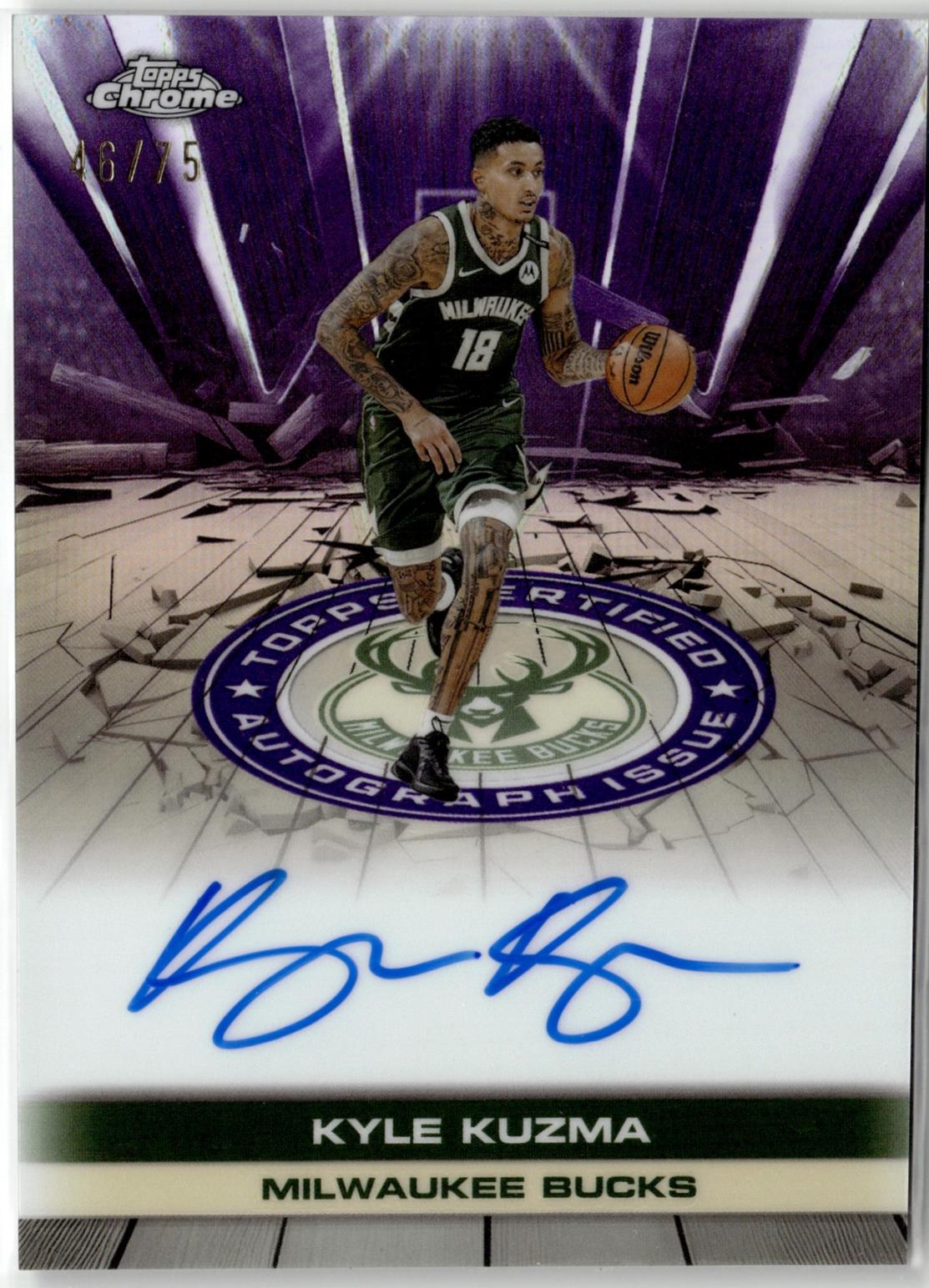 Kyle Kuzma [Refractor Purple] #TAU-KK