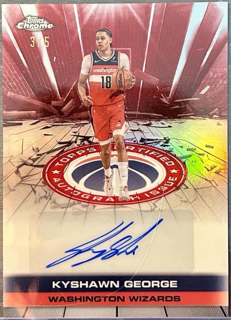 Kyshawn George [Refractor Geometric Red] #TAU-KYG