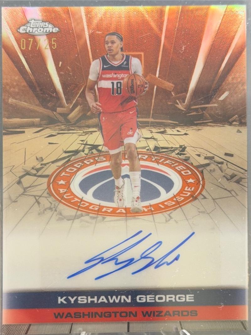Kyshawn George [Refractor Orange] #TAU-KYG
