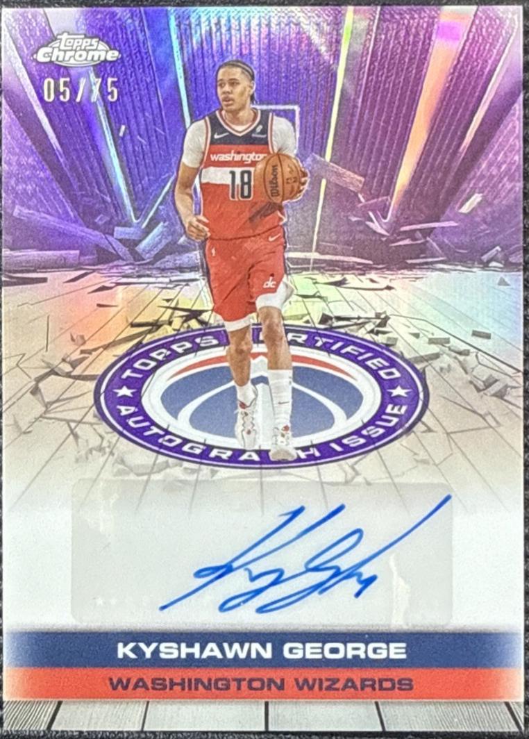 Kyshawn George [Refractor Purple] #TAU-KYG